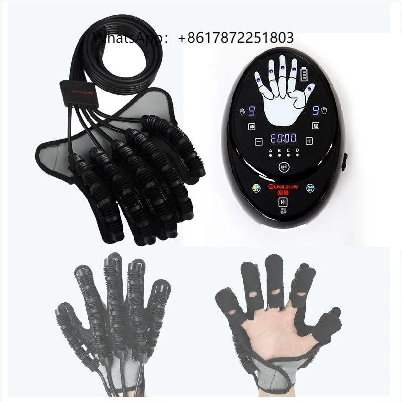 

Hand Rehabilitation Training Set Electric Intelligent Robot Rehabilitation Gloves Five-finger Trainer Hand Recovery Massager