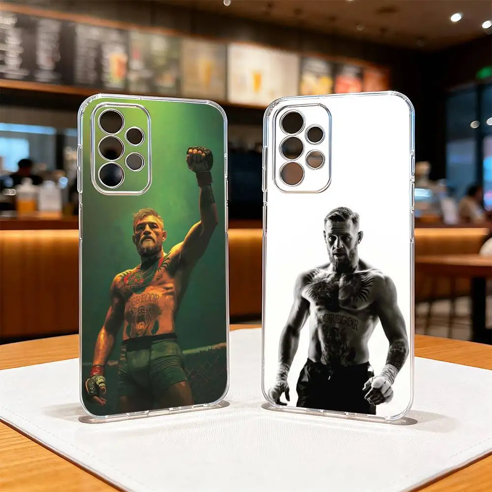 C-Conor McGregor The Notorious Phone Case For Samsung S25,S24,S21,S22,S23,S30,Ultra,S20,Plus,Fe Transparent Cover