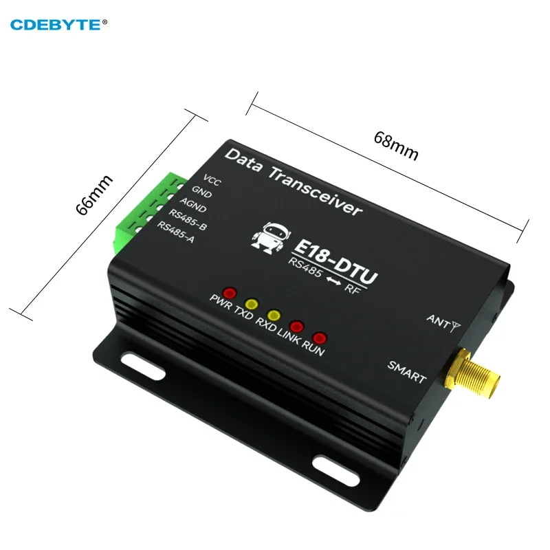 Estación de transmisión de datos inalámbrica CC2530 Zigbee 3,0, 20dBm, RS485, CDEBYTE, E18-DTU(Z20-485), DC8V ~ 28V, transceptor de datos Zigbee