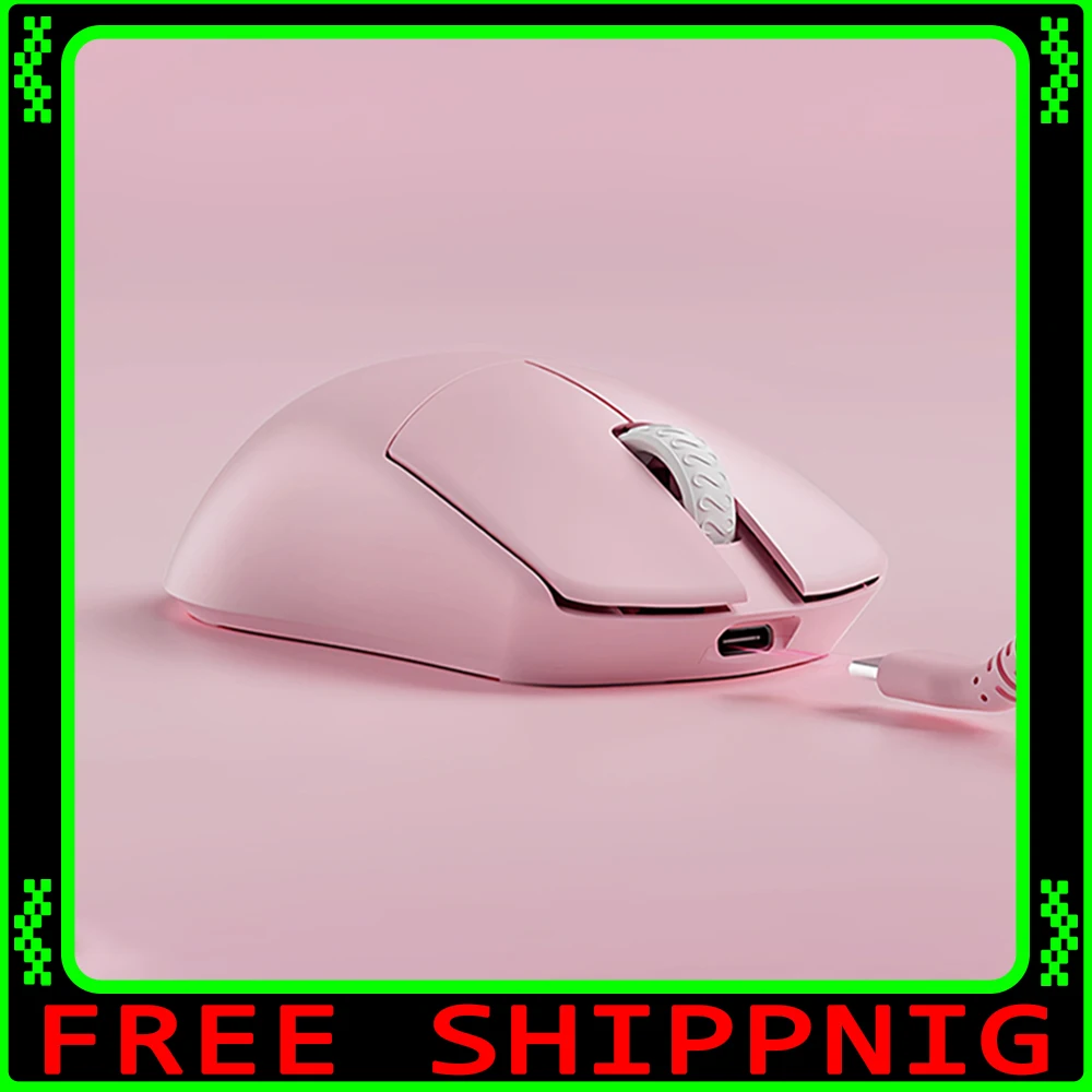 

LAMZU MAYA розовая беспроводная мышь PIXART3950 сенсор 8K FPS игровая мышь 45 г легкий ПК Gmaer аксессуары подарки