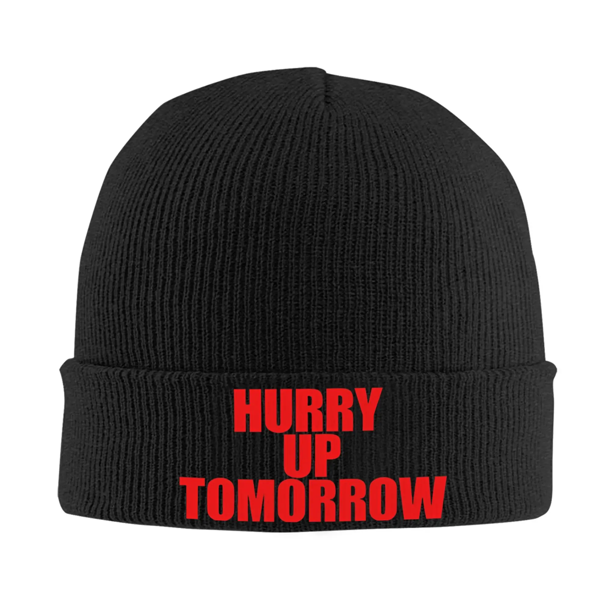 

Hurry Up Tomorrow The Weeknds Accessories Winter Warm Beanie Hat For Unisex Skullies Knitted Caps Bonnet Hats