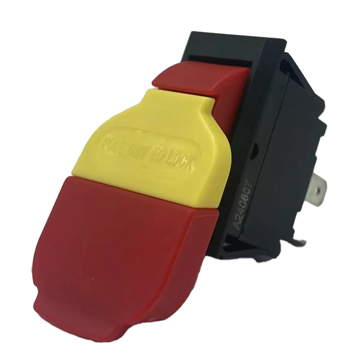 

B23B 125/250V 4 Pins Electromagnetic Push Button Switch on Off Key Switches Single Throw Bipolar Switches HY18