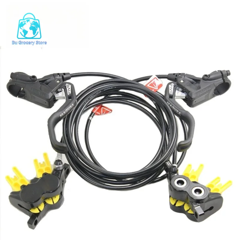 MTB Disc Brake Caliper 4/5/7 Piston, Hydraulic Bike Brake Set for Downhill Mountain Bike