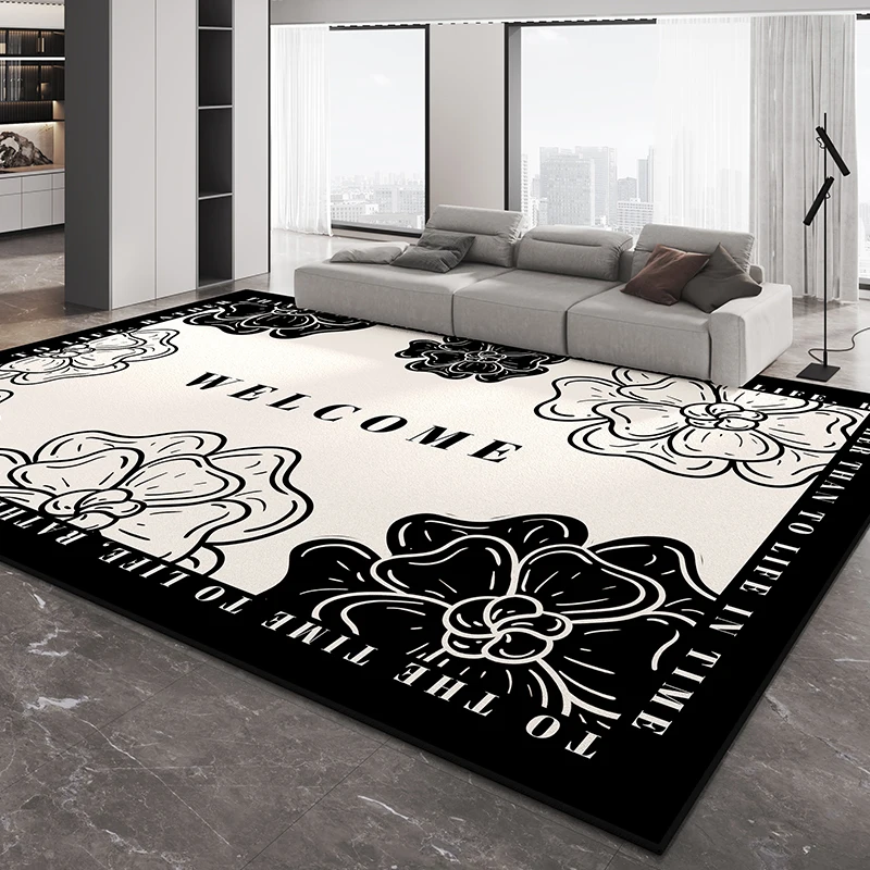 

Carpet Interior Living Room Rug Bedroom Home Decor Floor Mat Contemporary Luxury Modern Design Furniture Tapete Room Decoration