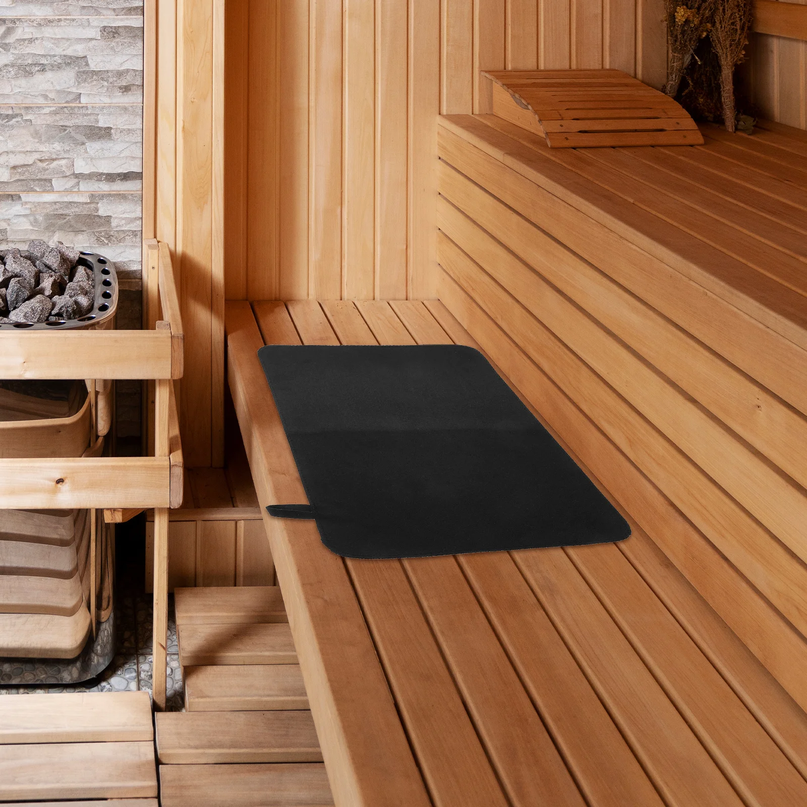 Cuscino per sauna in feltro ispessito Tappetino per sauna isolato per interni Cuscino per sedile spa impermeabile termico Tappetino per isolamento termico per doccia