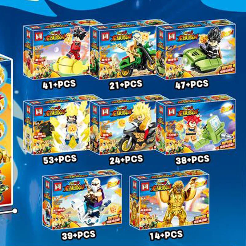 Dragon Ball Z Building Blocks Scatola Cieca Son Goku Super Saiyan Figure Krillin Kame Sennin NARUTO Anime Toy Chlid Collezione Regalo