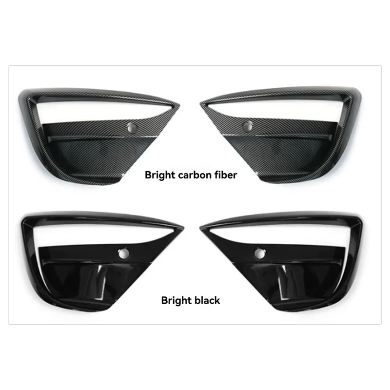 

L10A Car Fog Lamp Spoiler Blade Trim For Tesla Model 3 2019-2023 Wind Spoiler Frame Trim Accessories