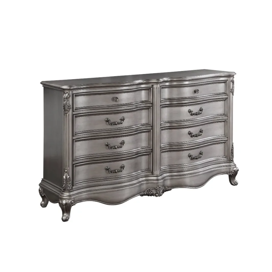 Ariadne Antique Platinum Finish Dresser
