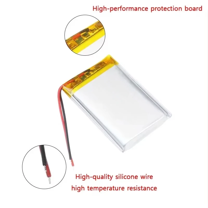 2Pcs~10pcs 803450 3.7V 1500mAh Polymer Lithium Rechargeable Battery For Lighting Bluetooth Headset Game Controller Camera Video
