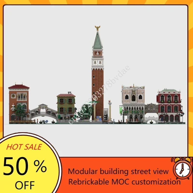 25989PCS Venice Finale Modular MOC Creative street view Model Building Blocks Architecture Education Assembly Model Toys Gifts