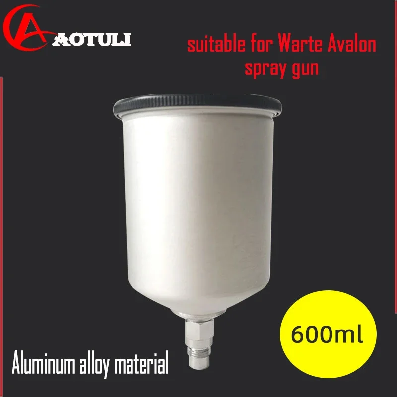 

Spray Gun Pot 600ML Aluminum alloy Suitable For Warte Avalon Gravity Spray Gun Cup Pneumatic Tool Accessories