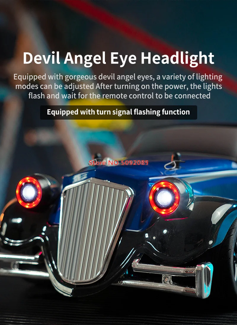 40KM/H 4WD Remote Control Drift Car RC Racing Car 2.4G Vehical 7Led Nigit lights 1500mah battery 150M Distance Car Gift