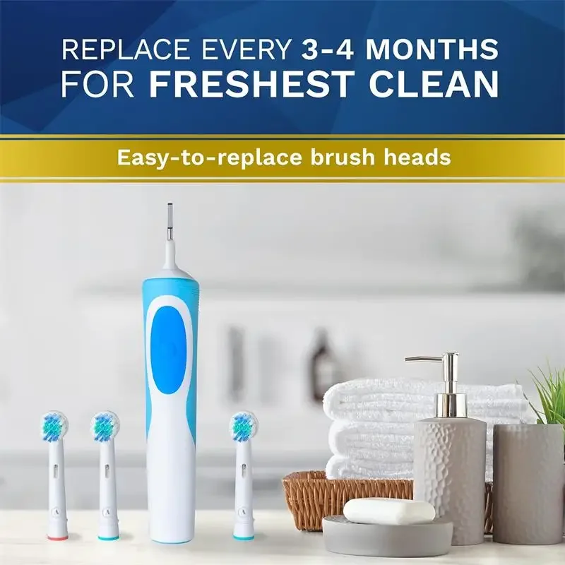 Электрическая зубная щетка Sonic для Oral-B Fit Advance Power/Pro Health/Triumph/3D Vitality 4/8/16 шт., сменные насадки для щеток