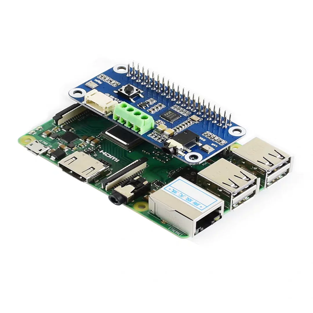 Micro Snow Raspberry Pi 4B audio module speaker stereo codec WM8960 module with speaker