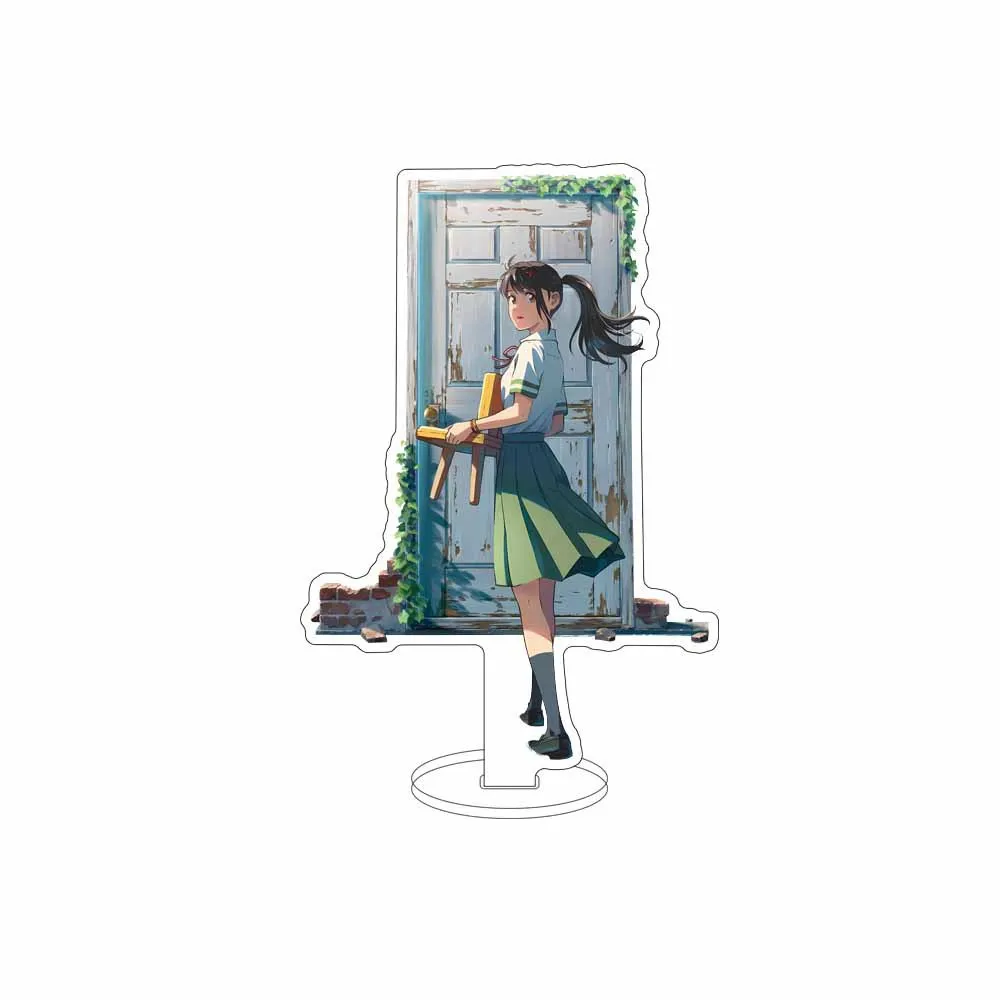 Anime Suzume no Tojimari 15cm Acrylic Stand Action Figure PVC Acrylic Desktop Stand Model Toy Gift