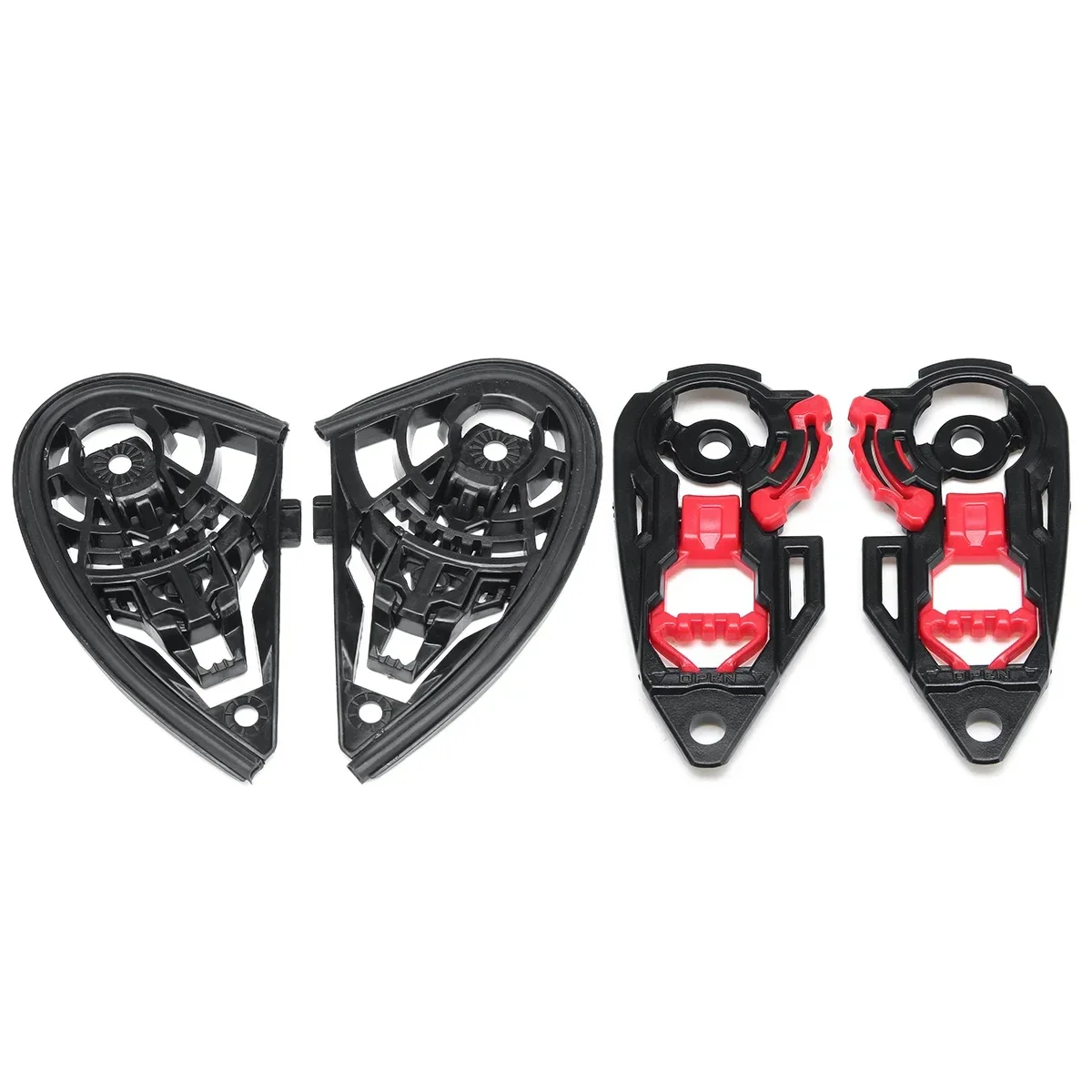 

1 Pair Motorcycle Helmet Visor Shield Gear Base Plate Set For K1 K3SV K5 / K3 K4 Helmet Accessories Replacement Parts