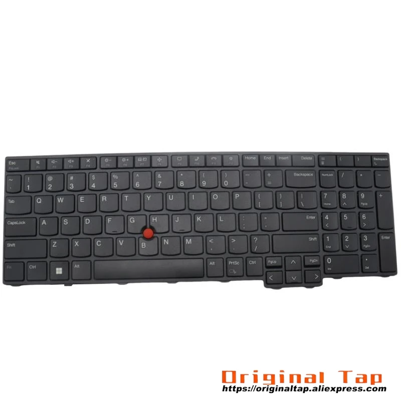 US English Keyboard for Lenovo Thinkpad T16 P16s Gen 2 P16V Gen 1 L15 Gen 4 5N20W68240 5N20W68276 5N20W68312