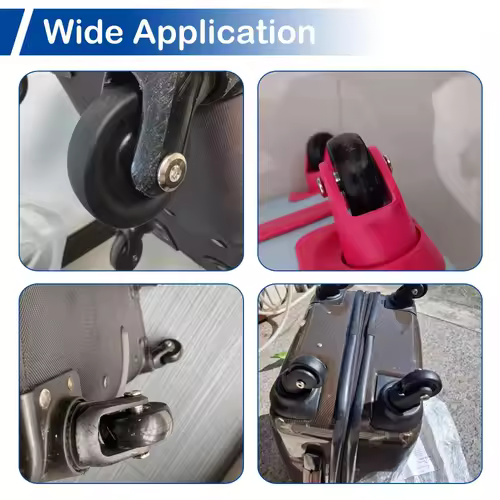 Silent Suitcase Wheels Rubber Trolley Luggage Casters High-Quality Durable Travel Bag Wheel Repair Accessories for Quiet Rolling - Image 6