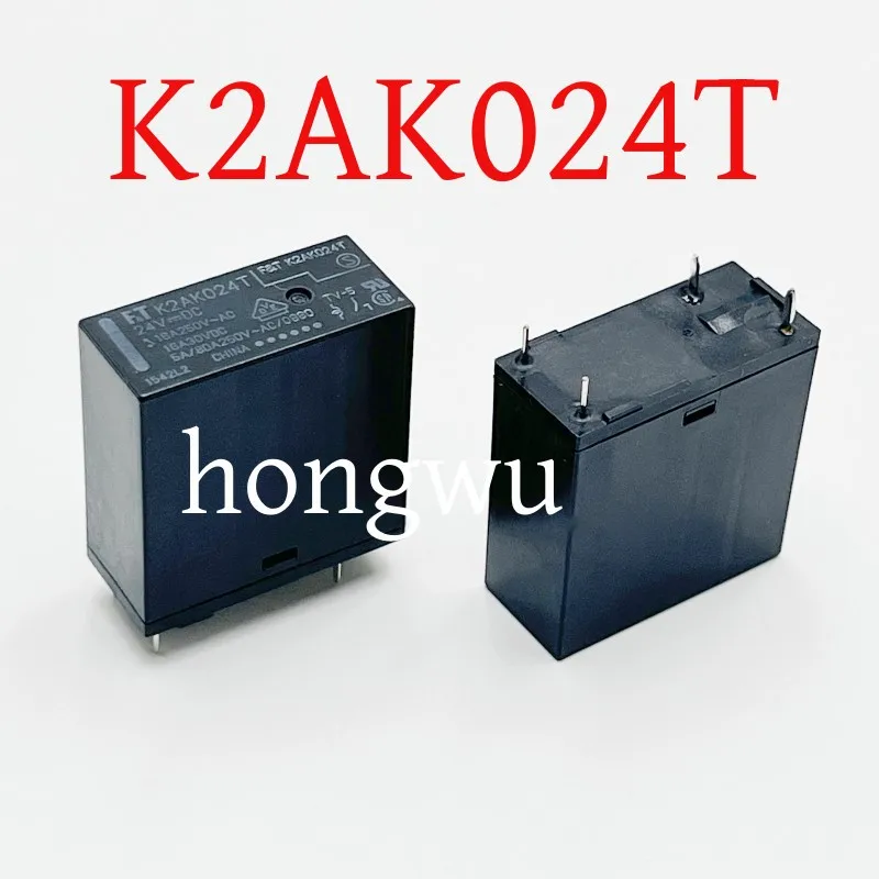 100% Original New 2PCS  K2AK024T  FTR-K2AK024T DC24V  relay  16A  4pins