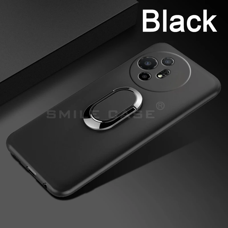 Funda for TCL 50 XL 5G Case 6.78 Inch Black Finger Ring Soft Silicon Cover for TCL 50 XL 5G Capa