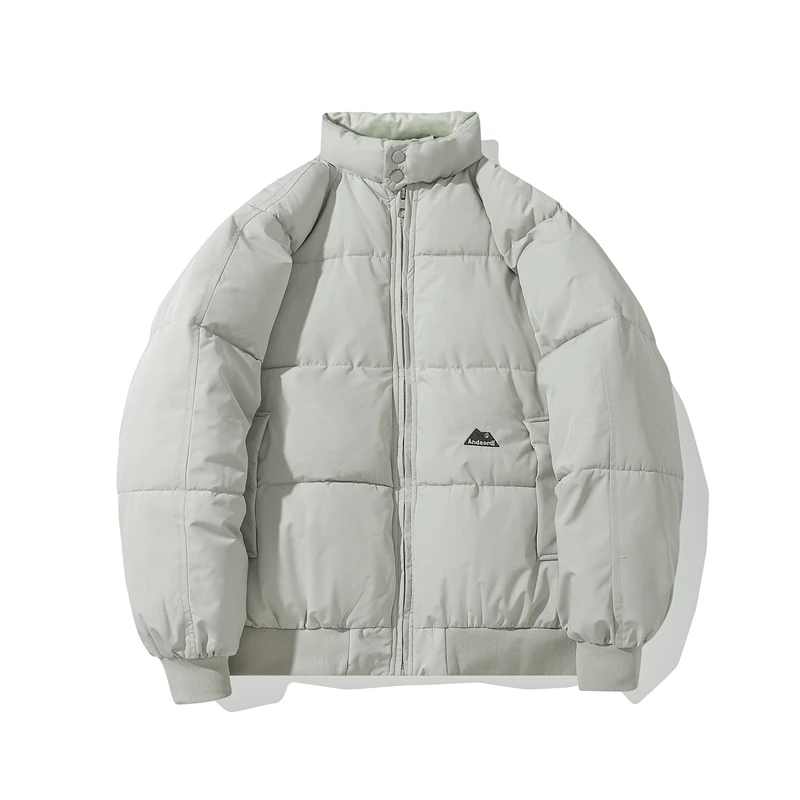 2024 novo casaco de inverno dos homens quentes parkas streetwear casacos de algodão fino jaquetas masculinas sólido à prova de vento acolchoado casaco roupas dos homens