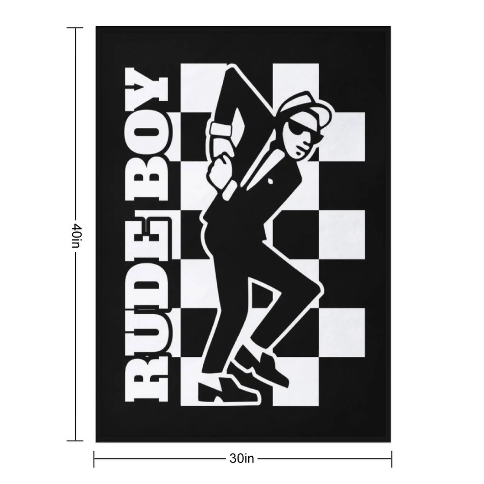 Rude Boy Throw Blanket Sofa Quilt Custom Cute Plaid Thins decorative manga Blankets