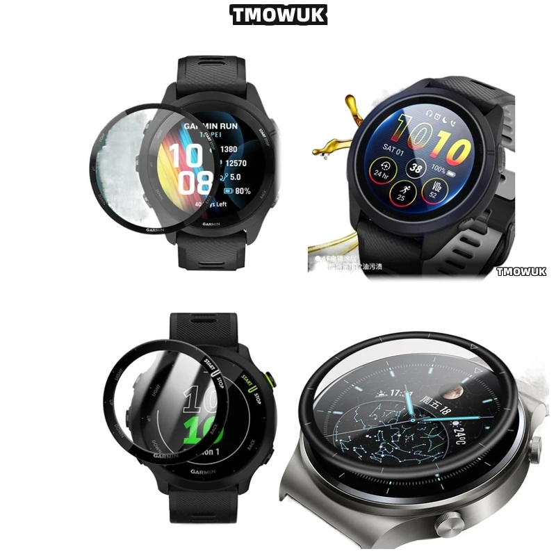 

For Garmin Forerunner 158 165 245 255 255s 265 265s Flexible Screen Film Full Cover 3D Anti - Scratch