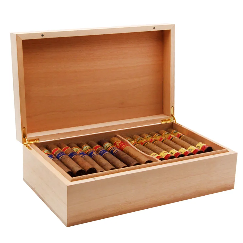 New Cigar Box: Spanish Cedar Wood Solid Wood Aging Box, Cigar Cabinet, Snow Storage and Nourishing Box