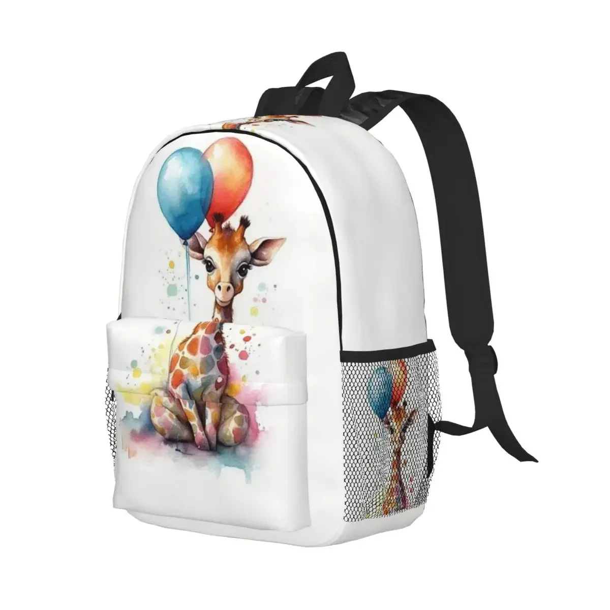 

Жираф живопись акварельный рюкзак студенческий рюкзак для мальчиков и девочек детская школьная сумка сумки для ноутбука сумки на плечо для мужчин и женщин