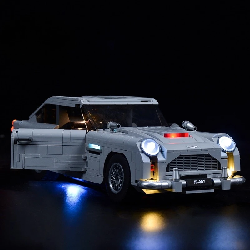 مجموعة إضاءة LED مناسبة لجيمس بوند أستون مارتن DB5 10262 (لا تشمل مكعبات البناء) #2