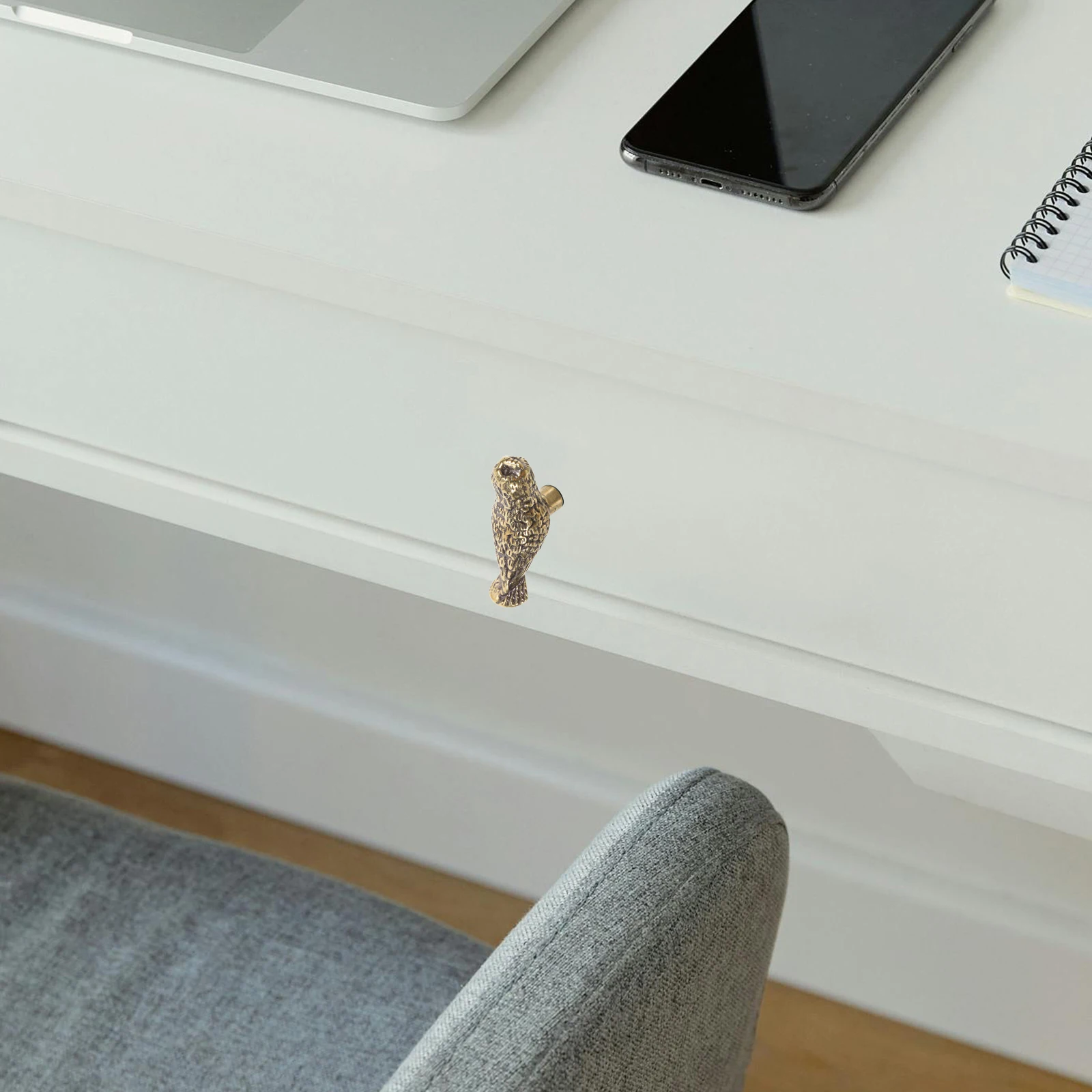 

2pcs Vintage Brass Owl Cabinet Pulls Drawer Handles Decorative Furniture Hardware Unique Durable Rustproof Kitchen Cabinet Knobs