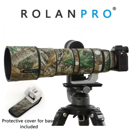 ROLANPRO Funda protectora de lente para SONY FE 200-600mm F5.6-6.3 G OSS SEL200-600G SEL 200600 Abrigo de lente G Cubierta de capa de lente impermeable