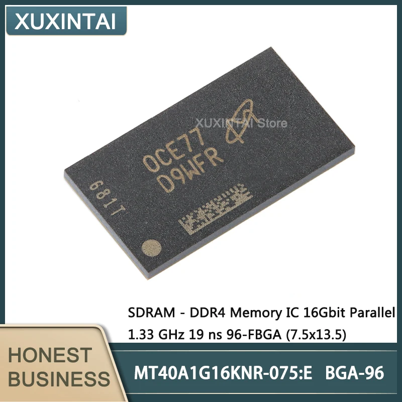 

5Pcs/Lot New Original MT40A1G16KNR-075:E MT40A1G16 BGA-96 SDRAM - DDR4 Memory IC 16Gbit Parallel 1.33 GHz 19 ns