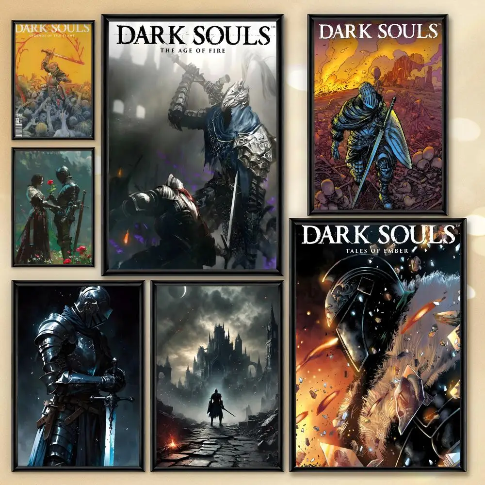 Classic Poster HD Dark Game Anime Hot Theme Singer/OST/Movie-Waterproof S-Souls 3 2 Self-Stick Home Decor