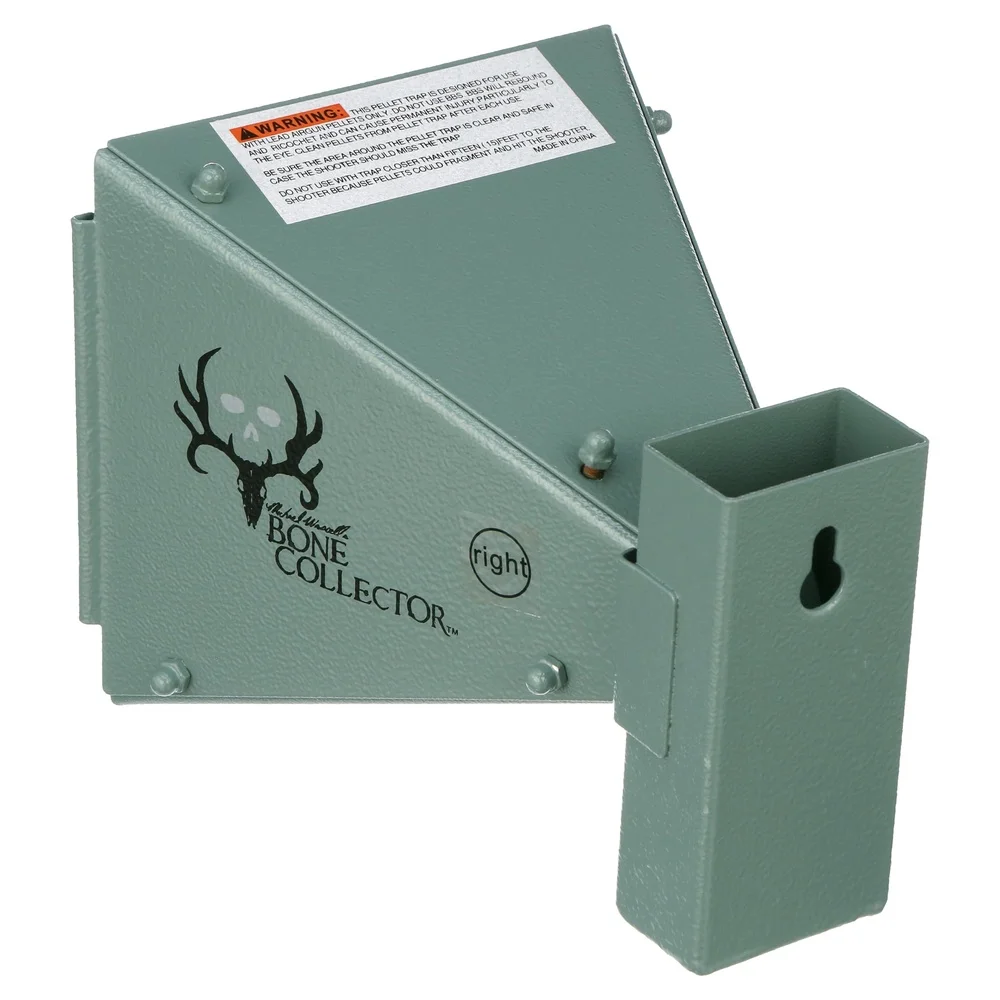 Trampa de pellets de metal plegable para patio trasero, tornillos de montaje de fácil montaje, pellets de plomo, solo diseño conveniente, uso duradero para exteriores