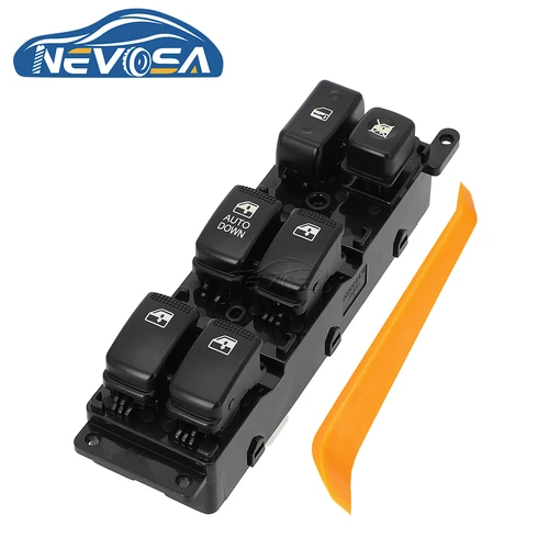 Imagen 2 del producto Novosa-botón elevador de interruptor izquierdo maestro para coche, accesorio para KIA RIO Hybrid 2 JB 2007 2008 2009 935701G110 935701G000, 935701g200 93580-3D000