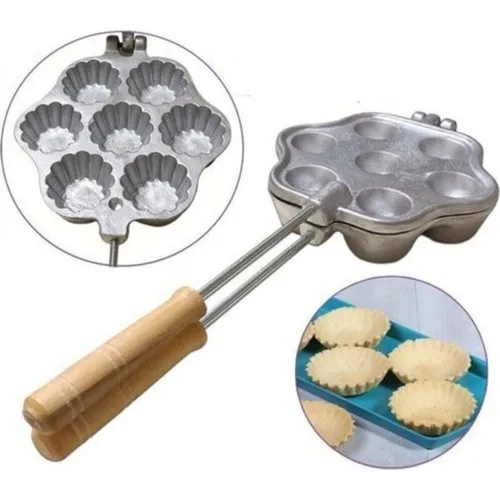 Tartolet Casting Cookie Mold Granite Coating Model Kanom Krok Coconut Cake Mold Maker