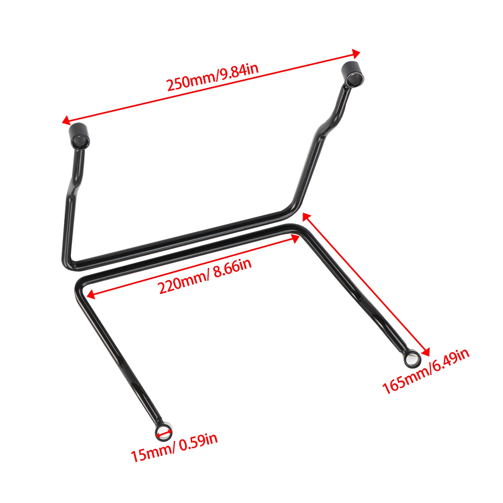 سادلباغ دعم القضبان ل هارلي ديفيدسون سوفتيل ، 1984-up السرج ، سوفتيل