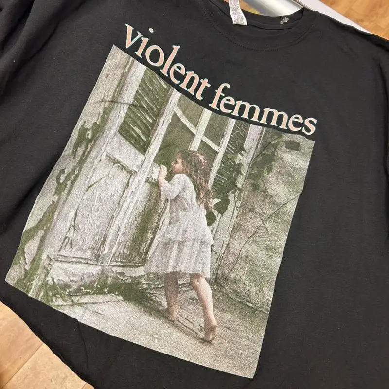 Violent Femmes banda 90s estilo clásico camiseta negra NH16983