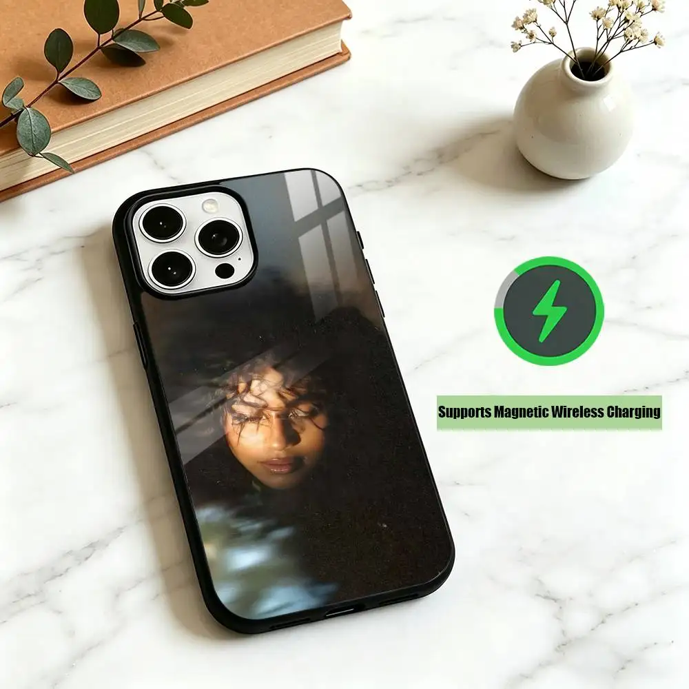 T-Tyla Pop Music Star Phone Case For iPhone17,16,15,14,13,12,11 Plus,Pro Allows magnetic wireless charging