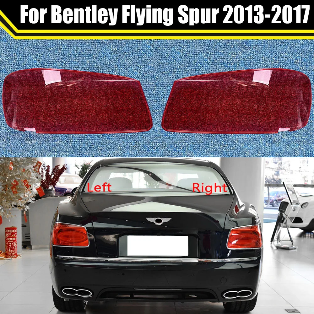 For Bentley Flying Spur 2013-2017 Car Rear Taillight Shell Brake Lights Shell Replacement Auto Rear Shell Cover Mask Lampshade