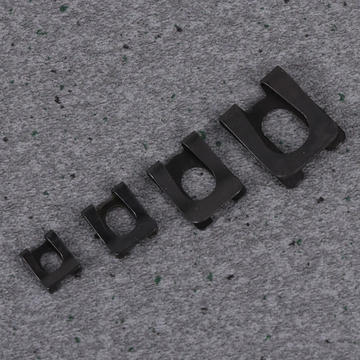 

40Pcs Anti-Loosening Dk Retaining Ring Type Auto Retainers Premium Metal Clips Oxidative Blackening Car Fasteners