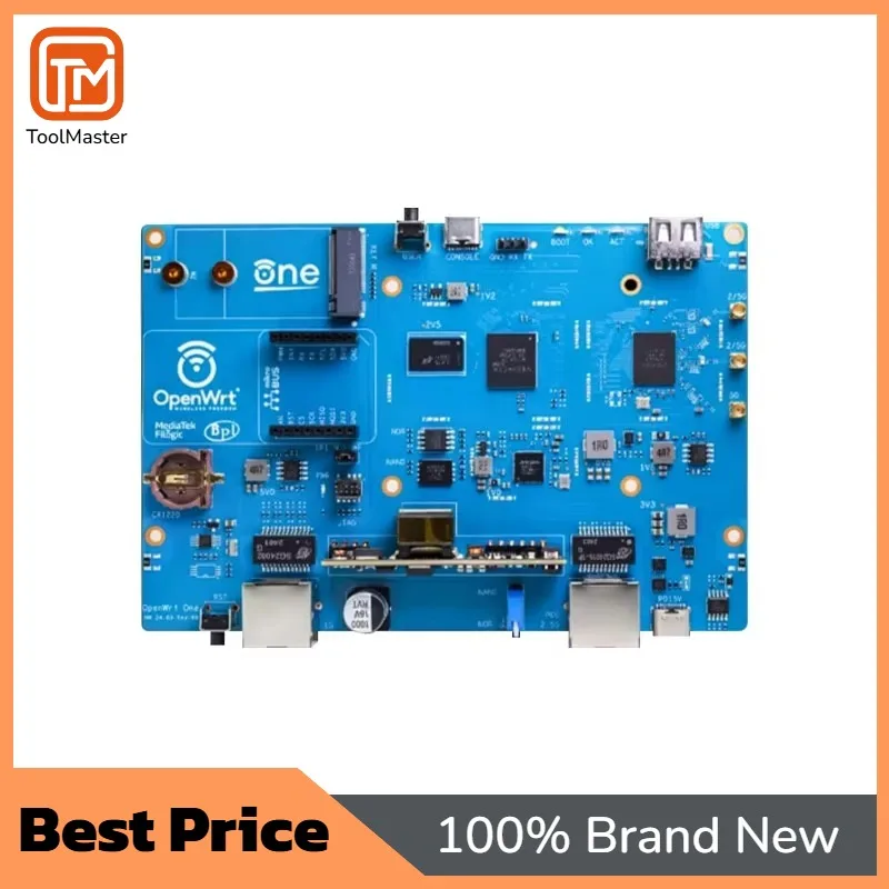 

【Hot Sale】Banana Pi OpenWrt One Router Development Board MT7981B Dual-band WiFi6 1GB DDR4 RAM 256 MiB NAND USB 2.0 M.2