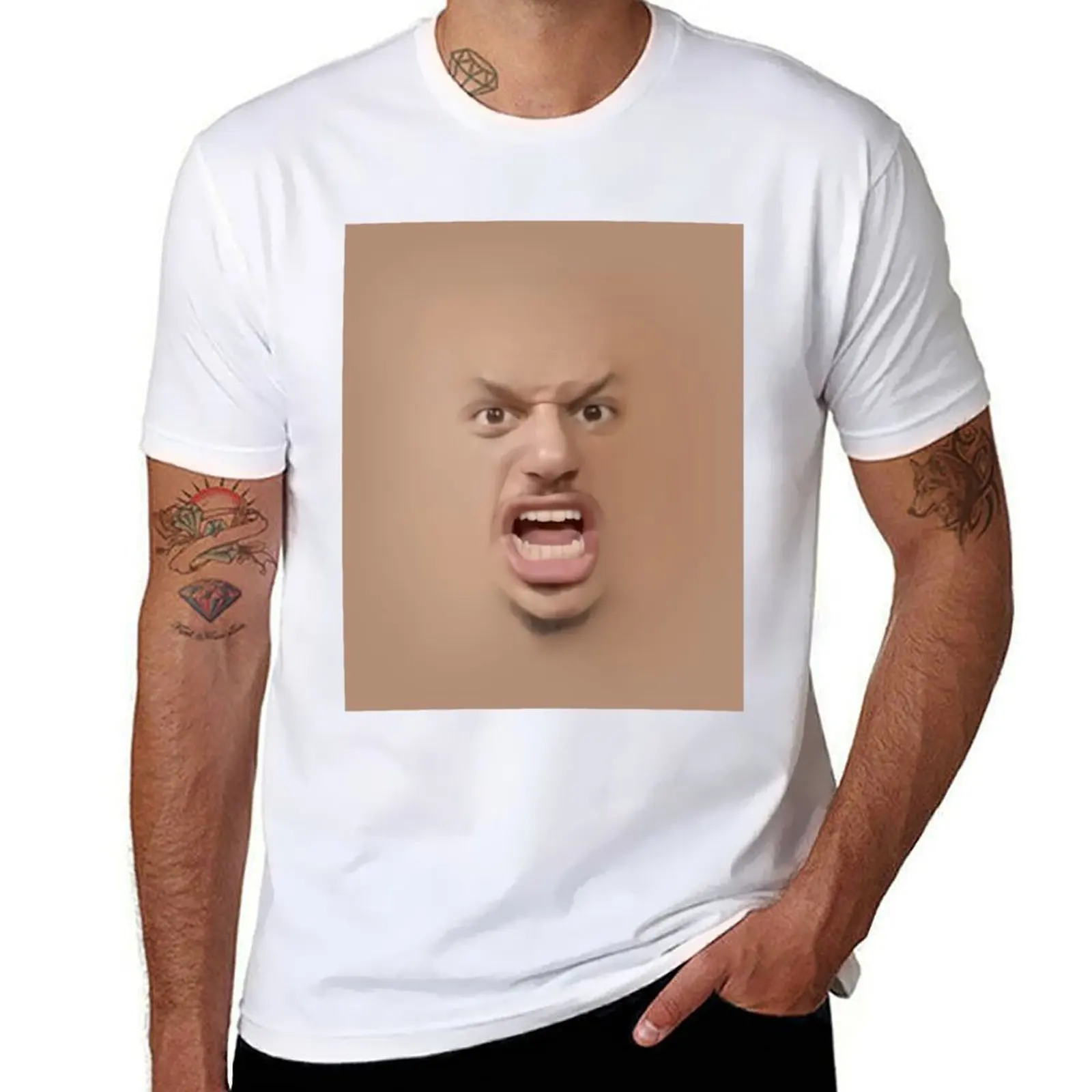 

Eric Andre Yelling T-Shirt cotton t shirt pack man t shirts cotton T-Shirt