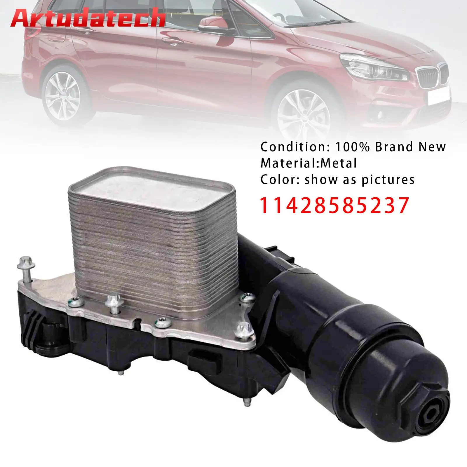 

Artudatech Oil Filter Housing 11428585237 For BMW 2 Series F45 X1 X2 Mini Countryman Car Accessories