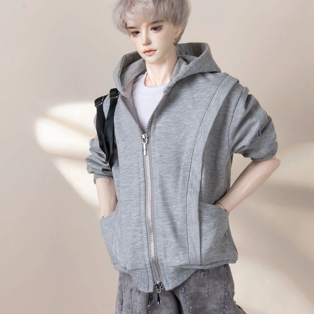 1/3 poppenkleding voor 75 cm mannelijke bjd pop sportkleding jas jas hoodie aankleden speelhuis speelgoed cadeau popaccessoires, geen pop