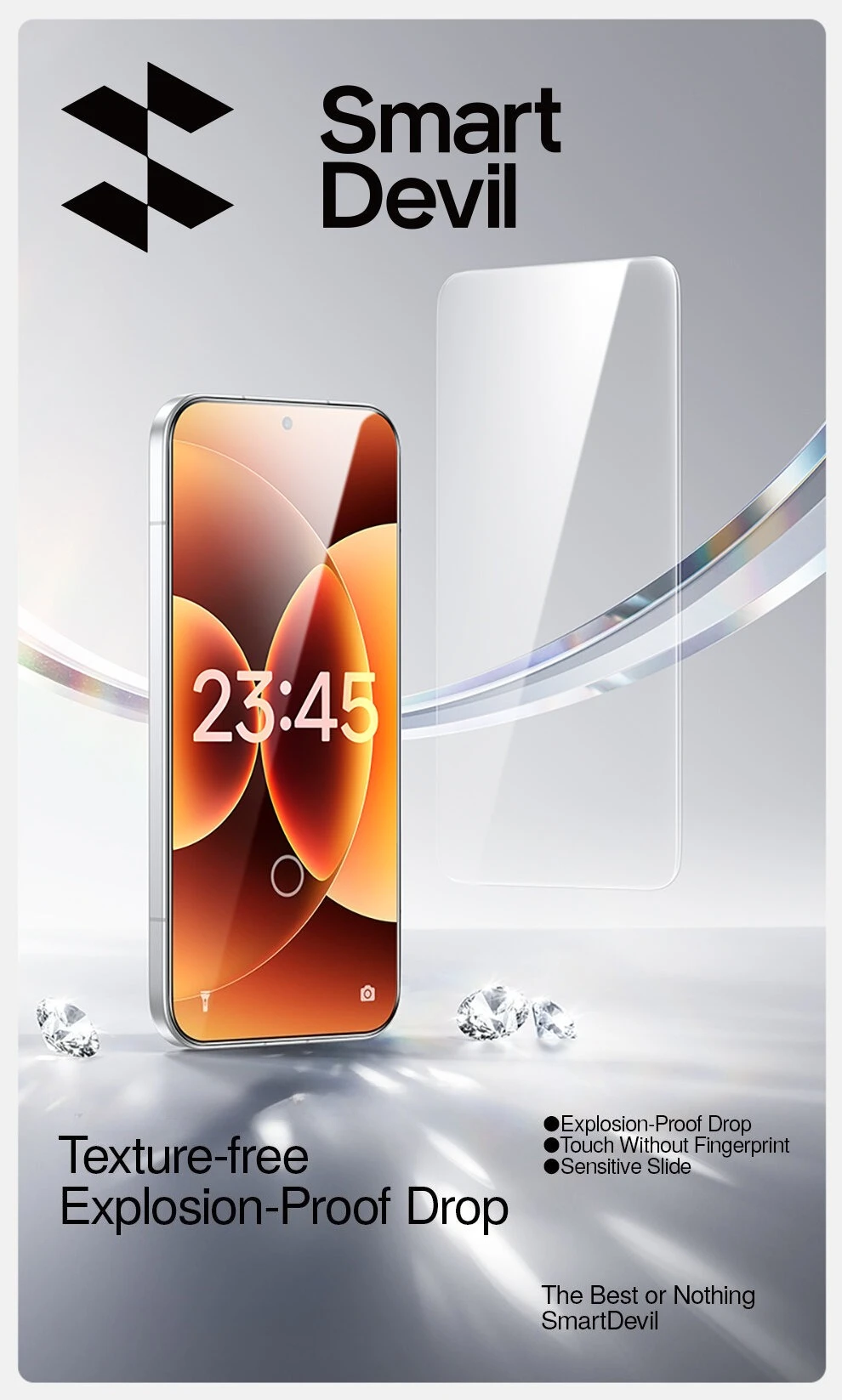 SmartDevil Tempered Glass for Xiaomi POCO F8 Pro F7 F5 F6 X7 Pro F4 Screen Protector for Poco X8Pro Max HD Protective Glass Film