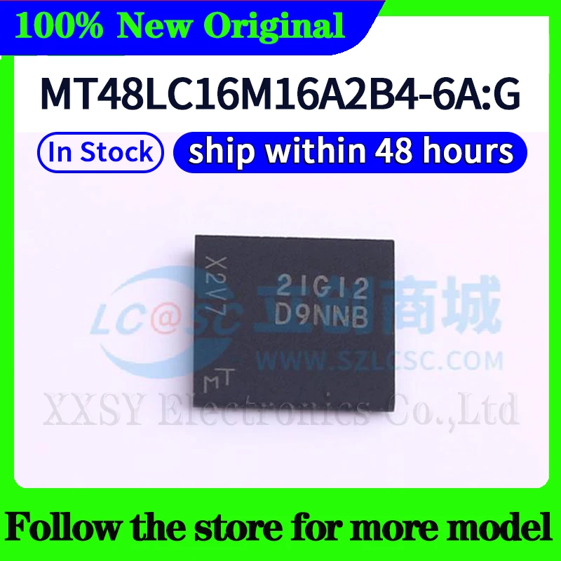 MT48LC16M16A2B4-6A:G High quality New