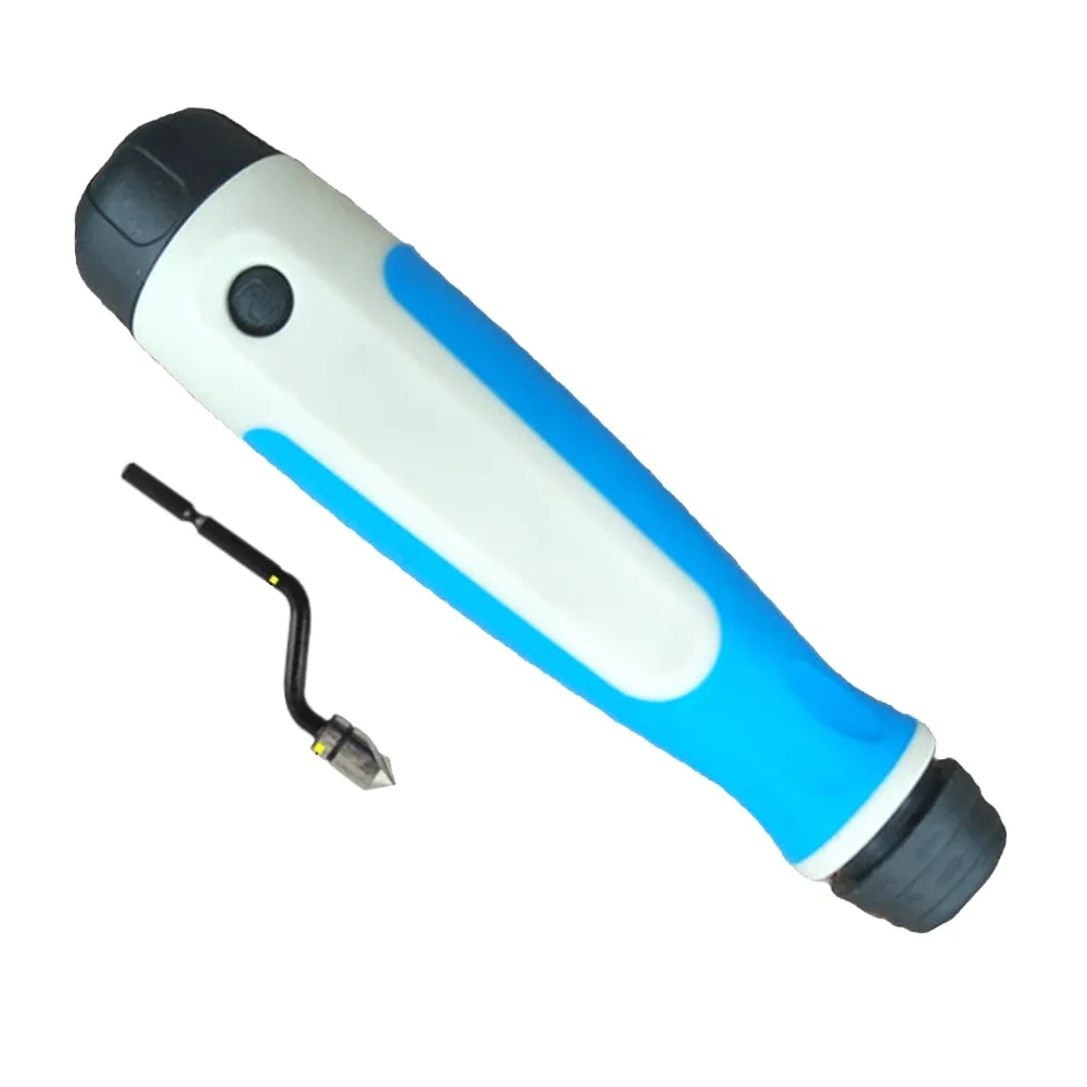 NG Hole Deburring Tool with M2 High Speed Steel Cutter Heads Blue+White Handle Suitable for Various Applications