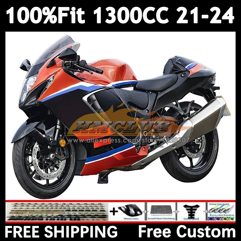 Injection Body For SUZUKI Hayabusa red stock GSXR 1300 CC 2021 2022 2023 2024 40No.51 GSXR-1300 GSXR1300 21 22 23 24 Fairing